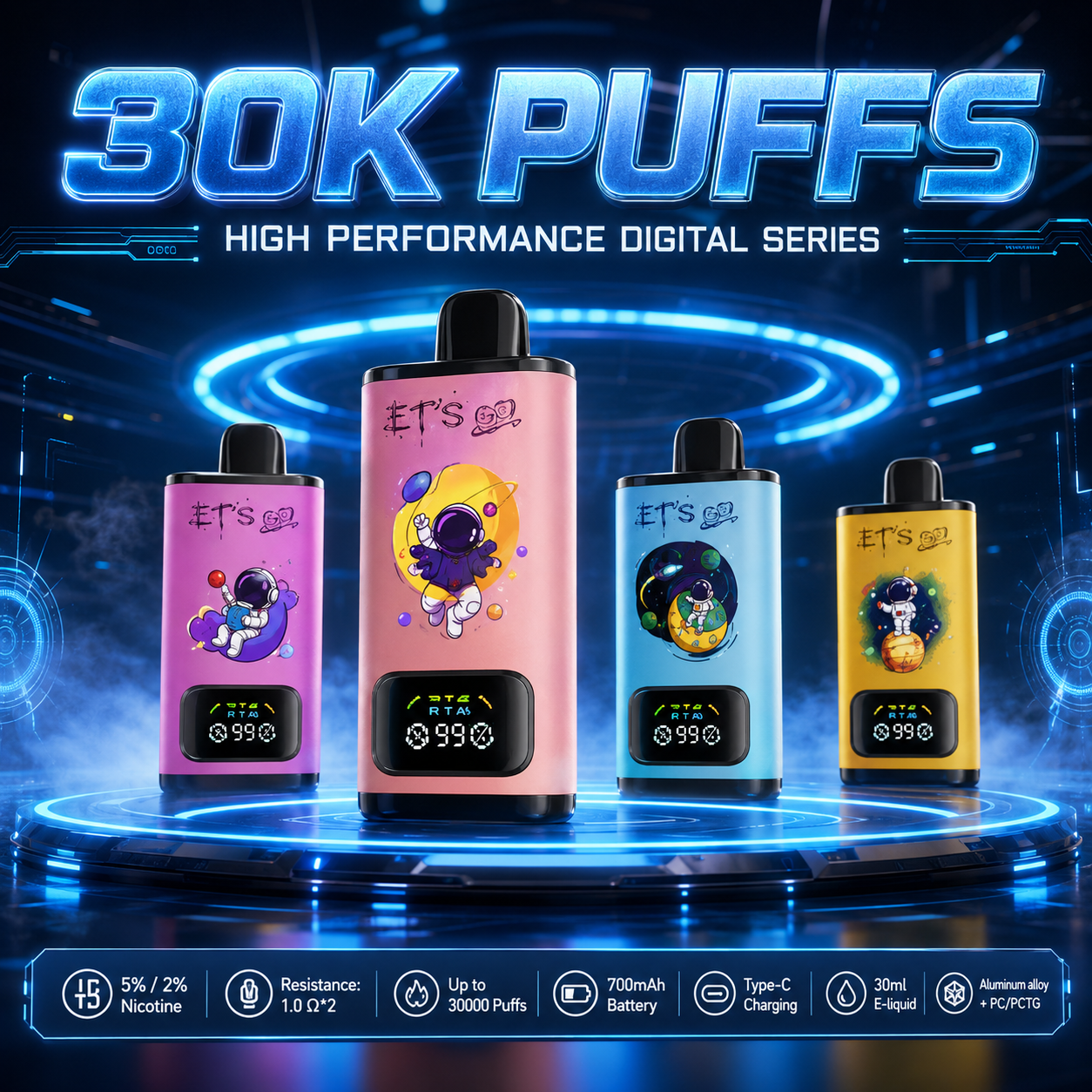 ETS Dual Galaxy – 30 000 Bouffées